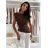 Tričko bez rukávu dámské (S/M/L ONE SIZE) ITALSKÁ MÓDA IMD26029