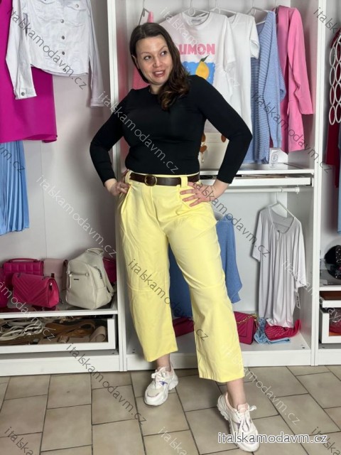 Kalhoty outdoorové s páskem dámské LOLA (S/M/L ONE SIZE) ITALSKÁ MÓDA IM426056/DUR