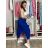 Kalhoty volnočasové tříčtvrteční 3/4 krátké dámské nadrozměr (S/M/L ONE SIZE) ITALSKÁ MÓDA IM426008