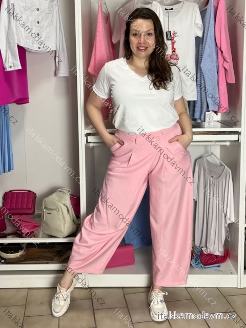 Nohavice dlhé elegantní dámske JITKA (S/M/L ONE SIZE) TALIANSKA MÓDA IM426070