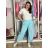 Nohavice dlhé elegantní dámske JITKA (S/M/L ONE SIZE) TALIANSKA MÓDA IM426070/DU tmavě hnědá S/M/L