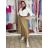 Sukně dlouhá s páskem dámská GITA (S/M/L ONE SIZE) ITALSKÁ MÓDA IMD26032
