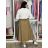 Sukně dlouhá s páskem dámská GITA (S/M/L ONE SIZE) ITALSKÁ MÓDA IMD26032