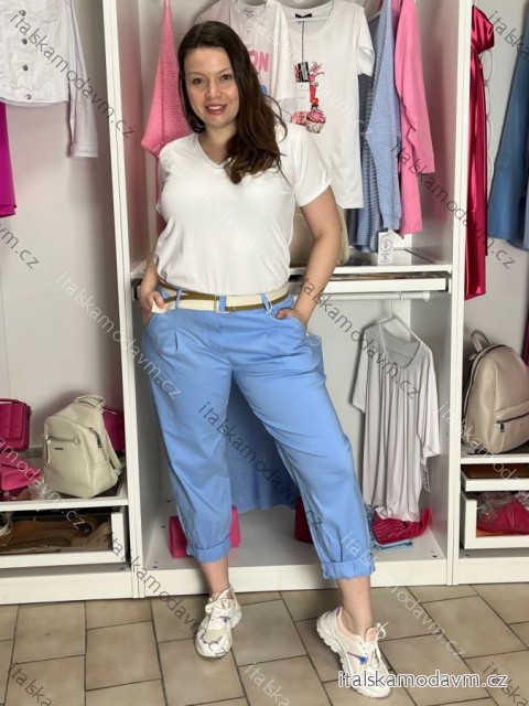 Kalhoty outdoorové s páskem dámské SARA (S/M/L ONE SIZE) ITALSKÁ MÓDA IM4261116/DU