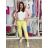 Kalhoty outdoorové s páskem dámské SARA (S/M/L ONE SIZE) ITALSKÁ MÓDA IM4261116/DU S/M/L růžová