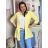 Cardigan 3/4 dlouhý rukáv dámský JANET (S/M/L ONE SIZE) ITALSKÁ MÓDA IMD26041
