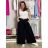 Nohavice elegantní dlhé s opaskom dámske BEATA (S/M/L ONE SIZE) TALIANSKA MÓDA IMWHA261112