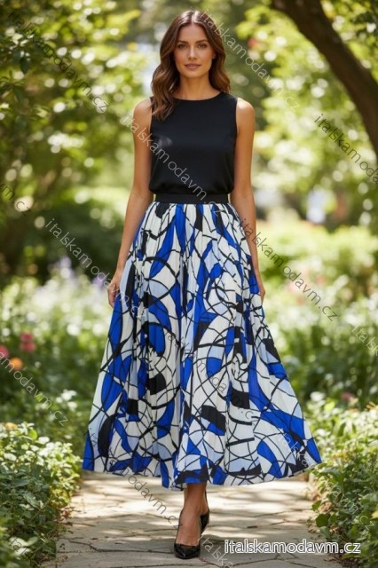 Sukně dlouhá dámská (S/M/L ONE SIZE) ITALSKÁ MÓDA IMD26059