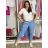 Kalhoty outdoorové s páskem dámské SARA (S/M/L ONE SIZE) ITALSKÁ MÓDA IM4261116