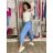 Kalhoty outdoorové s páskem dámské SARA (S/M/L ONE SIZE) ITALSKÁ MÓDA IM4261116