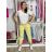 Kalhoty outdoorové s páskem dámské SARA (S/M/L ONE SIZE) ITALSKÁ MÓDA IM4261116