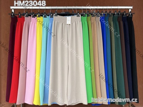 Nohavice dlhé letné dámske (S/M/L ONE SIZE) TALIANSKA MÓDA IMC25HM23048