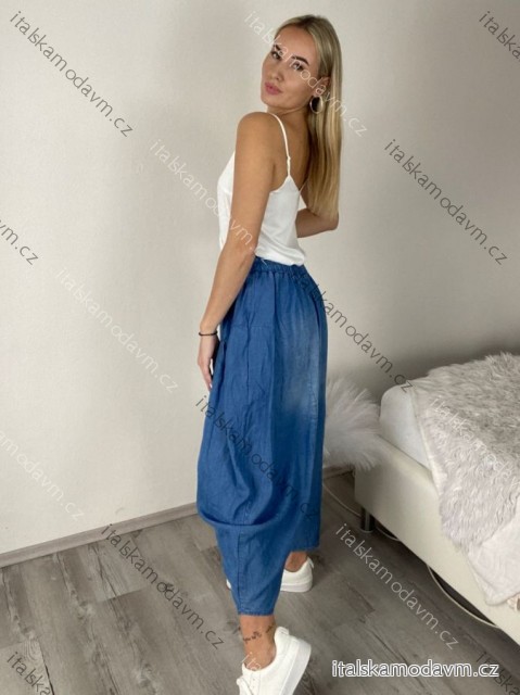 Nohavice oversize volnočasové dámske (S/M/L ONE SIZE) TALIANSKA MÓDA IMSM260023/DU