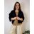 Cardigan krátký 3/4 rukáv dámsky nadrozmer (48/50/52 ONE SIZE) TALIANSKA MÓDA IMSM260028