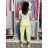 Nohavice strečové dlouhé dámske (S/M/L ONE SIZE) TALIANSKA MÓDA IM426093/DU S/M/L žlutá