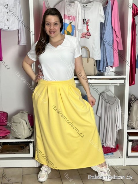 Sukně dlouhá dámská MAJA (S/M/L ONE SIZE) ITALSKÁ MÓDA IMD26034/DU