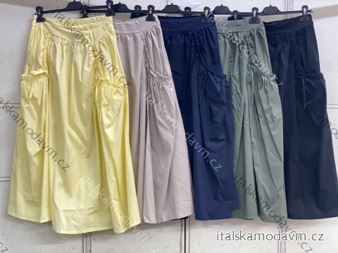 Sukně dlouhá s kapsami dámská (S/M/L ONE SIZE) ITALSKÁ MÓDA IMC26118