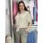 Košeľa elegantný krátky rukáv dámska BARBARA (S/M/L ONE SIZE) TALIANSKA MÓDA IMC26048