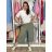 Nohavice aladinky harémky dlhé dámske (M/L ONE SIZE) TALIANSKA MÓDA IMD22212/DR M/L KHAKI
