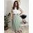 Sukně  s páskem dlouhá dámská WENDY (S/M/L ONE SIZE) ITALSKÁ MÓDA IMWHA26001/DUR S/M/L růžová