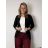Sako tenké jarní dlouhý rukáv dámské BARBARA  (S/M/L ONE SIZE) ITALSKÁ MÓDA IMD24025
