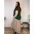 Tunika/halenka krátký rukáv dámská nadrozměr (2XL/3XL/4XL ONE SIZE) ITALSKÁ MÓDA IMD231458/DUR mintová 2XL/3XL
