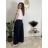 Kalhoty elegantní s páskem dámské BEATA (S/M/L ONE SIZE) ITALSKÁ MÓDA IM425718/DUR S/M/L vínová