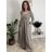 Šaty voľnočasové dlouhý rukáv dámske VIVA (S/M/L ONE SIZE) TALIANSKA MÓDA IMSM2511125