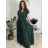 Šaty letní šifonové krátky rukáv dámske AMANDA (S/M/L ONE SIZE) TALIANSKA MóDA IM42600014