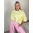 Bunda lehká oversize dlhý rukáv dámska (S/M/L ONE SIZE) TALIANSKA MÓDA IMWBHP260001/DUR S/M/L žlutá