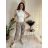 Nohavice outdoorové s opaskom dámske (S/M/L ONE SIZE) TALIANSKA MÓDA IM4261117/DR S/M/L svetlo modrá