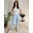 Nohavice strečové dlouhé dámske (S/M/L ONE SIZE) TALIANSKA MÓDA IM426093/DU S/M/L žlutá