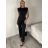 Súprava top bez rukávov a nohavice dlhé dámske (XS/S/M ONE SIZE) IMM26M45682/DU XS/S/M čierna