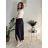 Kalhoty letní zavinovací dlouhé oversize dámské GINIE (S/M/L ONE SIZE) ITALSKÁ MÓDA IMD24250/DU starorůžová, S/M/L