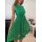 Šaty elegantní letní bez rukávu dámské (S/M/L ONE SIZE) ITALSKÁ MÓDA IM322SIMONE/DR světle modrá S/M/L
