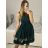 Šaty elegantní letní bez rukávu dámské (S/M/L ONE SIZE) ITALSKÁ MÓDA IM322SIMONE/DR světle modrá S/M/L