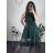 Šaty elegantní letní bez rukávu dámské (S/M/L ONE SIZE) ITALSKÁ MÓDA IM322SIMONE/DR světle modrá S/M/L
