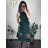Šaty elegantní letní bez rukávu dámské (S/M/L ONE SIZE) ITALSKÁ MÓDA IM322SIMONE/DR světle modrá S/M/L
