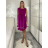 Šaty elegantní letní bez rukávu dámské (S/M/L ONE SIZE) ITALSKÁ MÓDA IM322SIMONE/DR světle modrá S/M/L