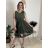 Šaty elegantní letní bez rukávu dámské (S/M/L ONE SIZE) ITALSKÁ MÓDA IM322SIMONE/DR světle modrá S/M/L