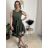Šaty elegantní letní bez rukávu dámské (S/M/L ONE SIZE) ITALSKÁ MÓDA IM322SIMONE/DR světle modrá S/M/L
