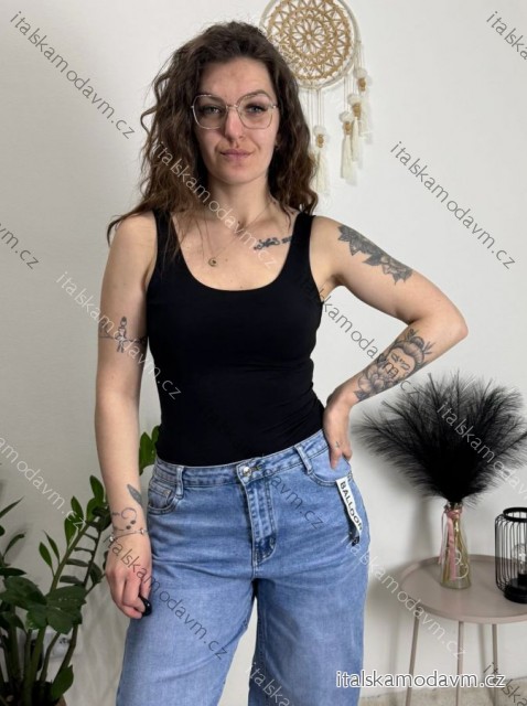 Tielko na ramienka dámske (S/M ONE SIZE) TALIANSKA MÓDA IMD24086 čierna S / M