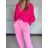 Tepláky/Kalhoty elegantní oversize dlouhé dámské (S/M/L ONE SIZE) ITALSKÁ MÓDA IMD26003