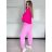 Tepláky/Kalhoty elegantní oversize dlouhé dámské (S/M/L ONE SIZE) ITALSKÁ MÓDA IMD26003