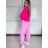 Tepláky/Kalhoty elegantní oversize dlouhé dámské (S/M/L ONE SIZE) ITALSKÁ MÓDA IMD26003