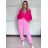 Tepláky/Kalhoty elegantní oversize dlouhé dámské (S/M/L ONE SIZE) ITALSKÁ MÓDA IMD26003