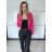 Sako dlouhý rukáv dámské (S/M ONE SIZE) ITALSKÁ MÓDA IMPLP2386440090/DU -   červená -   S/M
