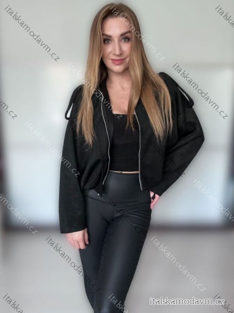 Bunda slabá oversize dlhý rukáv dámska GINA (S/M/L ONE SIZE) TALIANSKA MÓDA IMPLP2510338013
