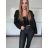 Bunda slabá oversize dlouhý rukáv dámská GINA (S/M/L ONE SIZE) ITALSKÁ MÓDA IMPLP2510338013/DUR S/M/L Černá