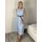 Šaty dlhé elegantné bez rukávov dámske (S/M ONE SIZE) TALIANSKA MÓDA IMPDY25MDUE24796/DUR -   čierna
 -   S/M/L